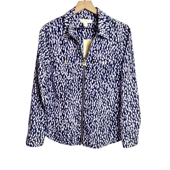 MICHAEL MICHAEL KORS WOMEN LONG SLEEVE BLOUSE SIZE LARGE BRAND NEW - Picture 7 of 7